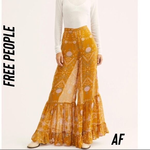 FREE PEOPLE PENNY LANE PANTS NEW SIZE 14 - Picture 1 of 9